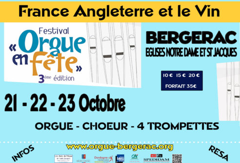 FESTIVAL « ORGUE EN FÊTE » 21, 22, 23 Octobre 2016