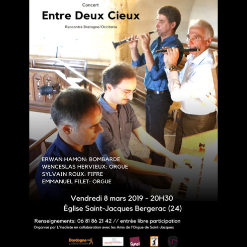 Concert Rencontre Bretagne/ Occitanie 08 Mars 2019 – Eglise Saint jacques-Bergerac