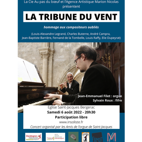 Concert « TRIBUNE DU VENT », hommage aux compositeurs oubliés