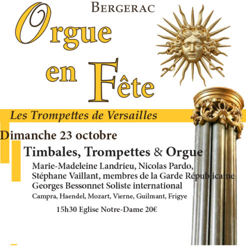 FESTIVAL « ORGUE EN FETE » 9ème édition, 21, 22 et 23 Octobre 2022